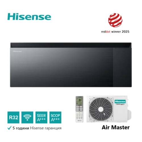 Hisense, инверторен климатик AIR MASTER Black 12000 BTU (*) 4 Hisense, инверторен климатик AIR MASTER Black 12000 BTU (*) - Air master black new266