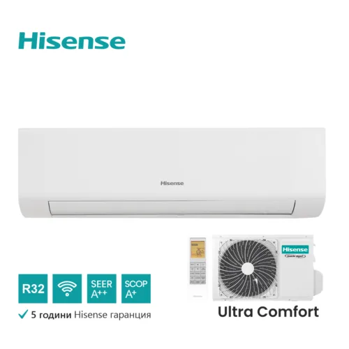 Hisense, инверторен климатик Ultra Comfort 9000 BTU (*) 3 Hisense, инверторен климатик Ultra Comfort 9000 BTU (*) - ULTRA COMF new266