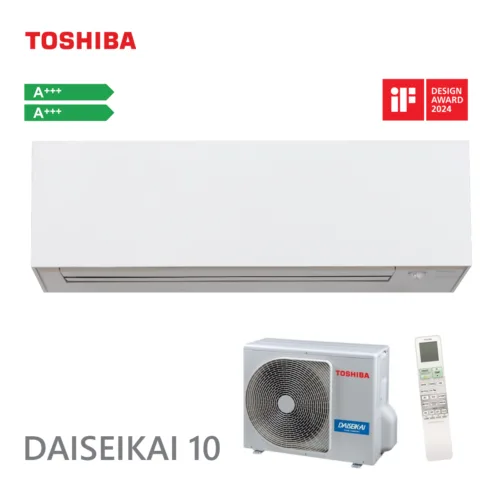 Toshiba, инверторен климатик Daiseikai 10 White 13000 BTU Wi Fi (*) - daiseikai 10 12 26