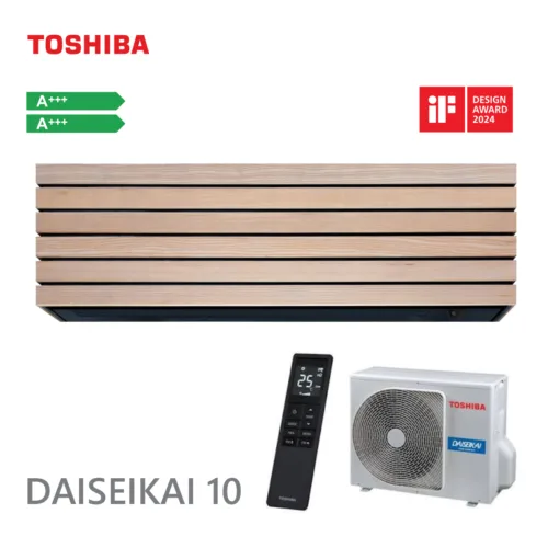 Toshiba, инверторен климатик Daiseikai 10 Wood 13000 BTU Wi Fi (*) - daiseikai 10 wood 2 2666